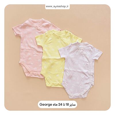 بادی آستین کوتاه 18 تا 24 ماه George
