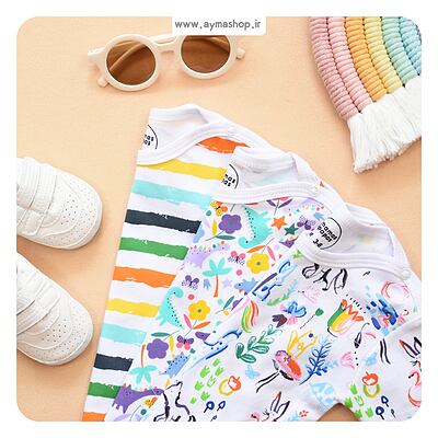 بادی آستین کوتاه mamas&papas